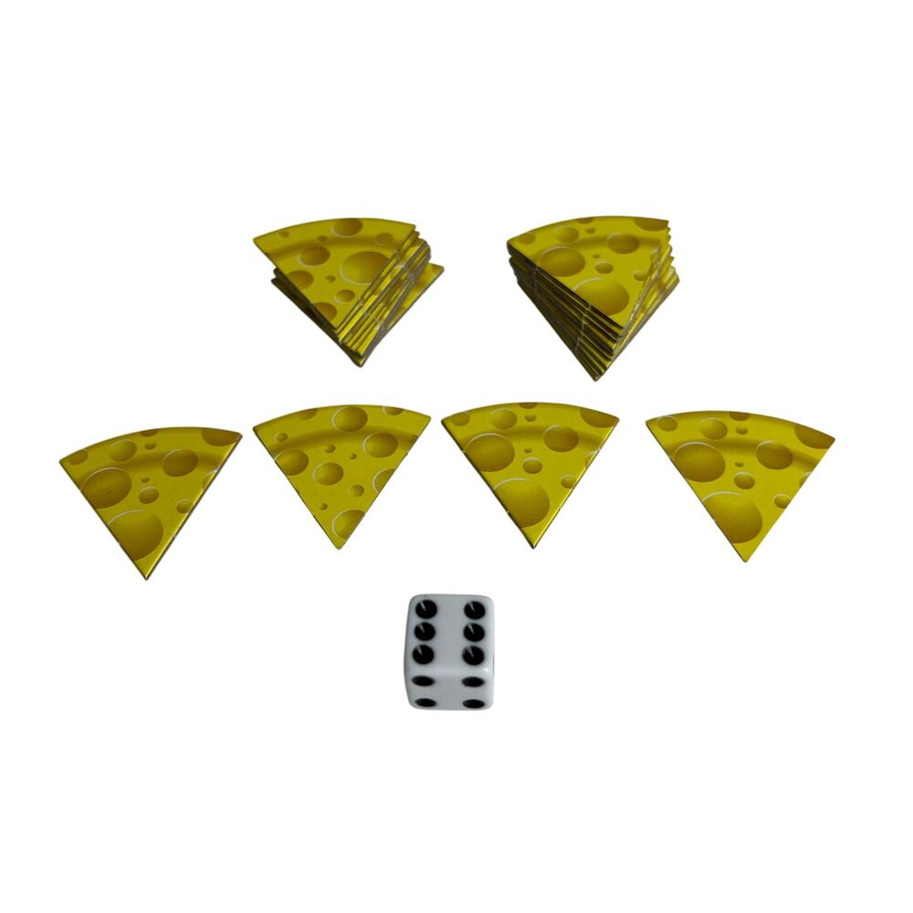 Mouse Trap HASBRO Game Replacement Cheese Wedges Pieces Lot Dice Parts